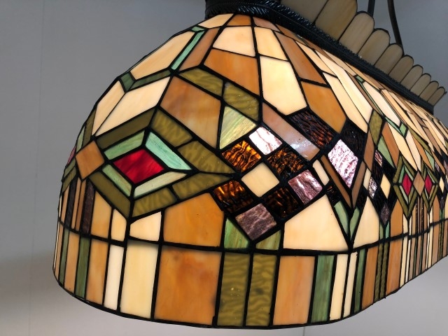 Đèn trần Tiffany Billard-Esstischlampe Geo