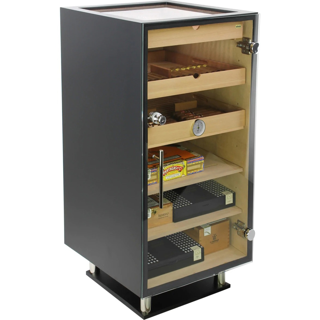 Tủ bảo quản Cigar Adorini Humidor Prato Oberseite Glas Deluxe 1200