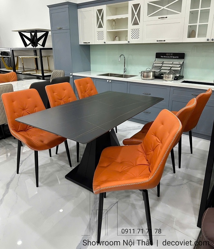Bàn Ăn 6 Ghế Mặt Đá Giá Rẻ 2730S