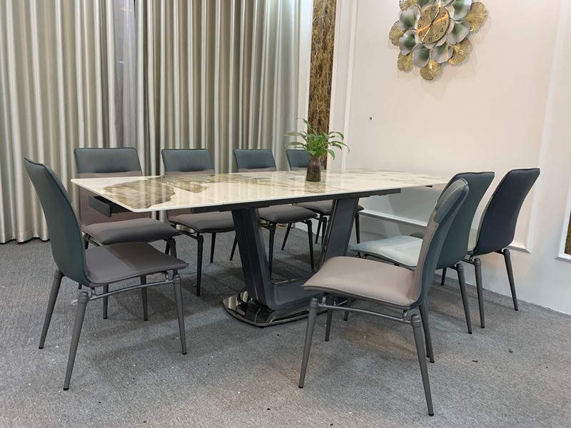 Bàn Ăn Kéo Dài 8 Ghế 746S