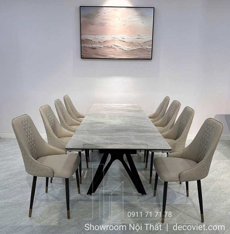 Bàn Ăn Kéo Dài Thông Minh 2m6 8 Ghế 2525S