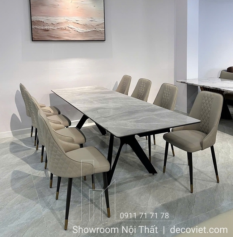 Bàn Ăn Kéo Dài Thông Minh 2m6 8 Ghế 2525S