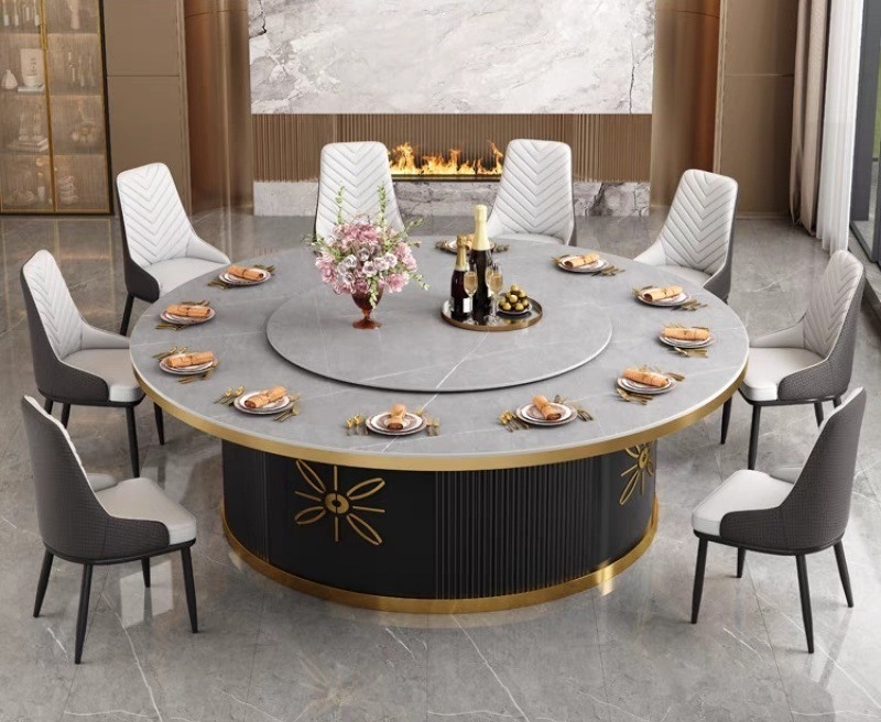 Bàn Xoay Tròn 10 Ghế 2121S