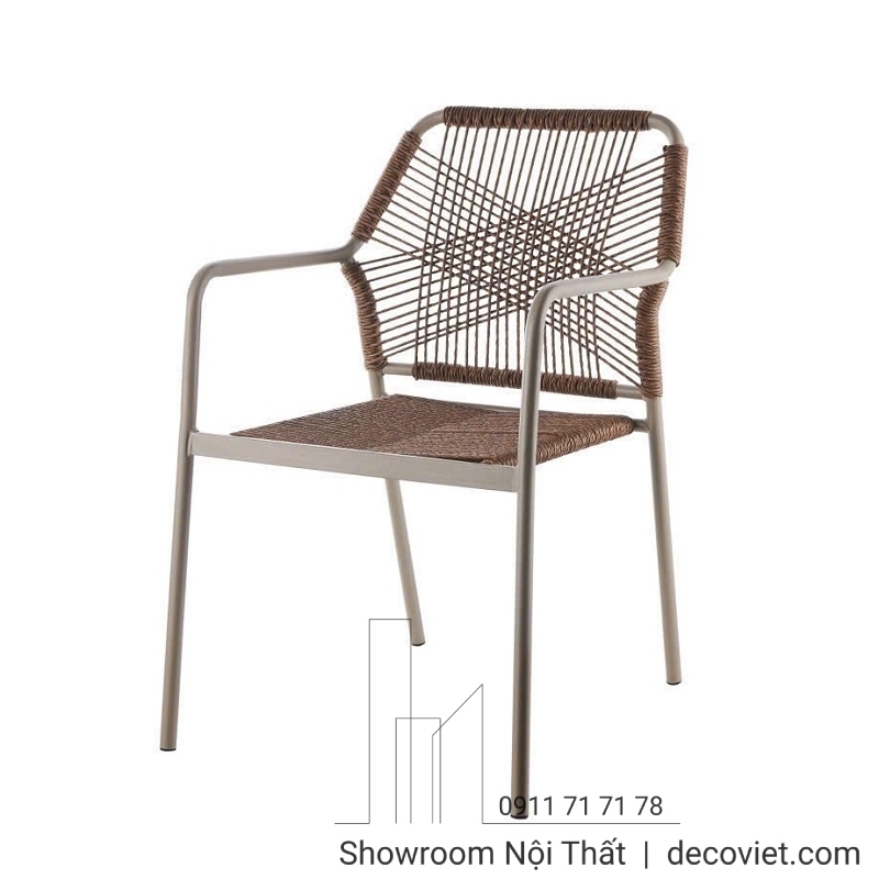 Ghế Cafe Ngoài Trời Giả Gỗ 206T