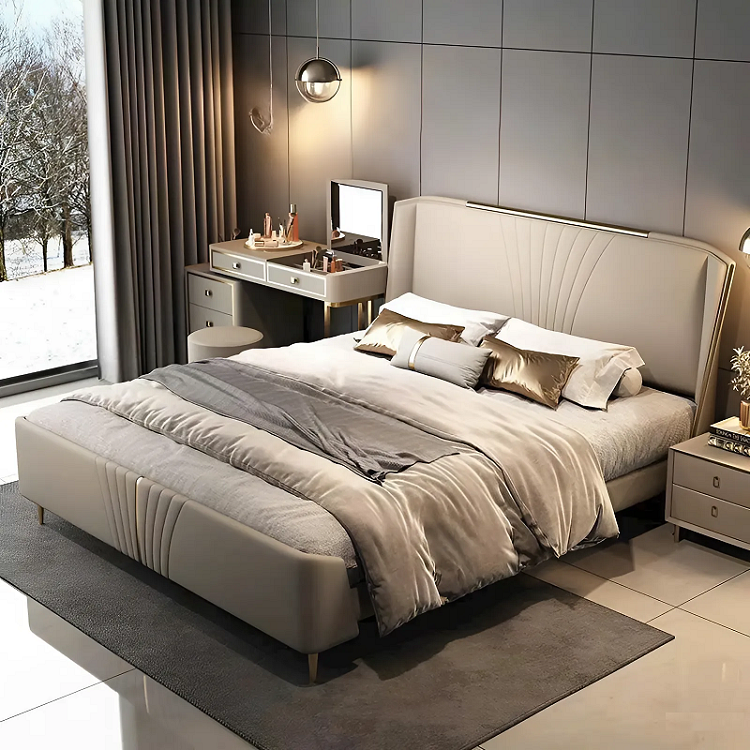 Giường Bọc Da Cao Cấp 130T