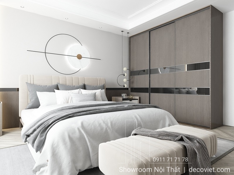 Giường Bọc Nệm Cao Cấp 83T