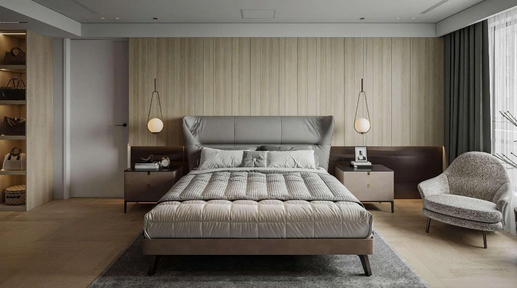 Giường Ngủ Bọc Da 86T