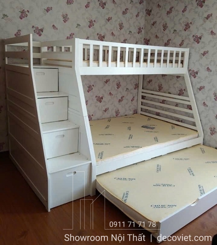 Giường Tầng 402T – Trắng