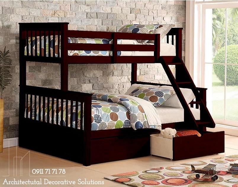 Giường Tầng Trẻ Em 1T – Nâu