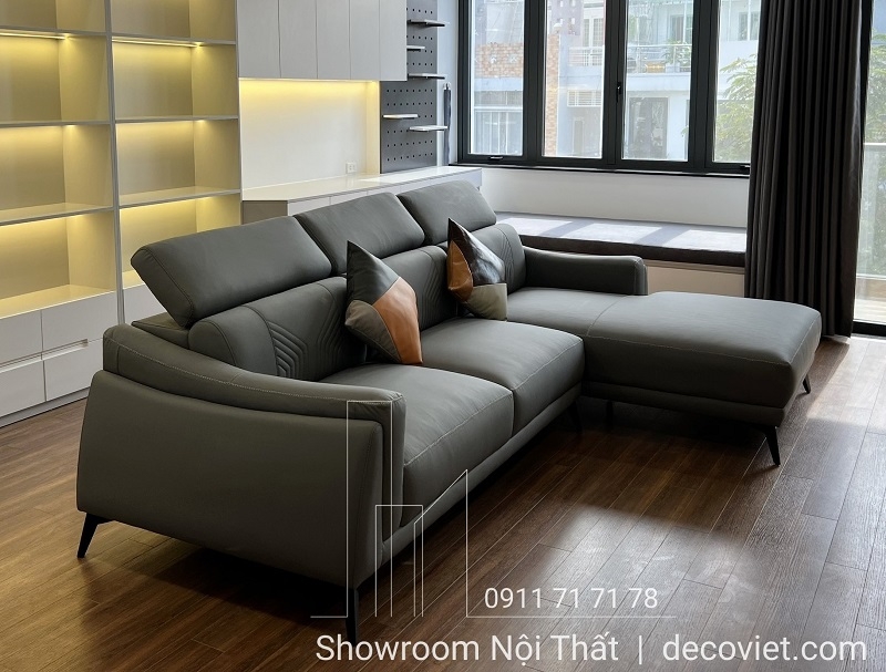 Mẫu Ghế Sofa Da Đẹp 804T