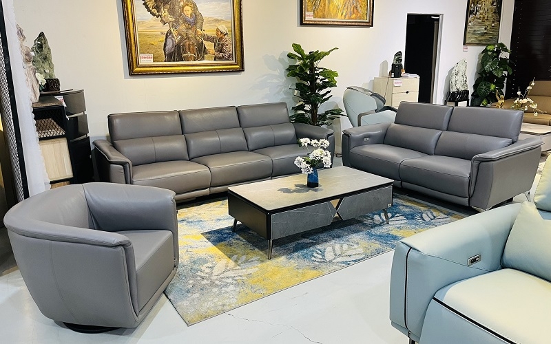 Sofa Da Bò Cao Cấp 723T