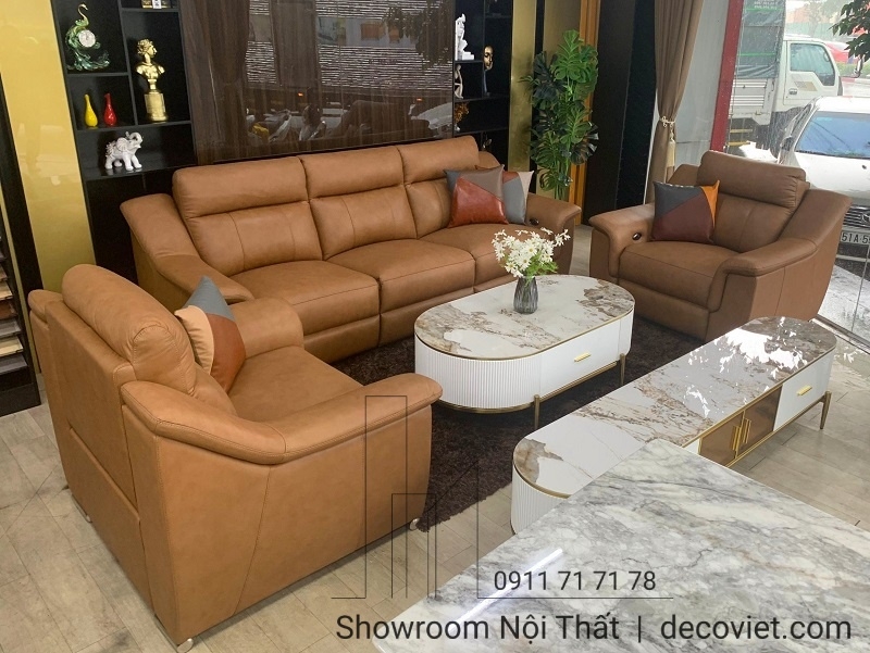 Sofa Da Bò Nhập Khẩu 722T