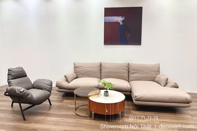 Sofa Da Bò Nhập Khẩu 834T