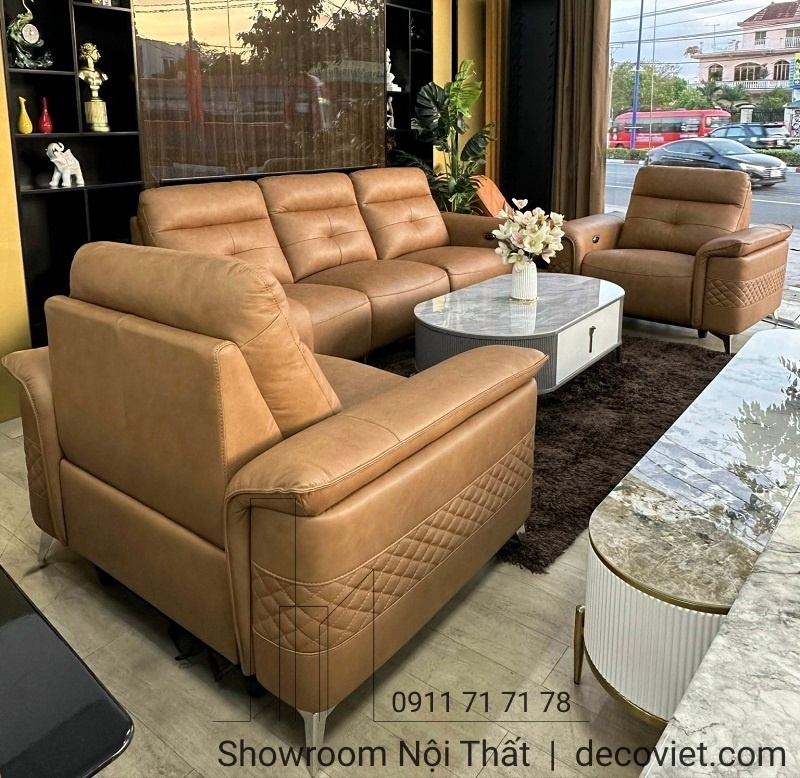 Sofa Da Bò Thật Chỉnh Điện 795T