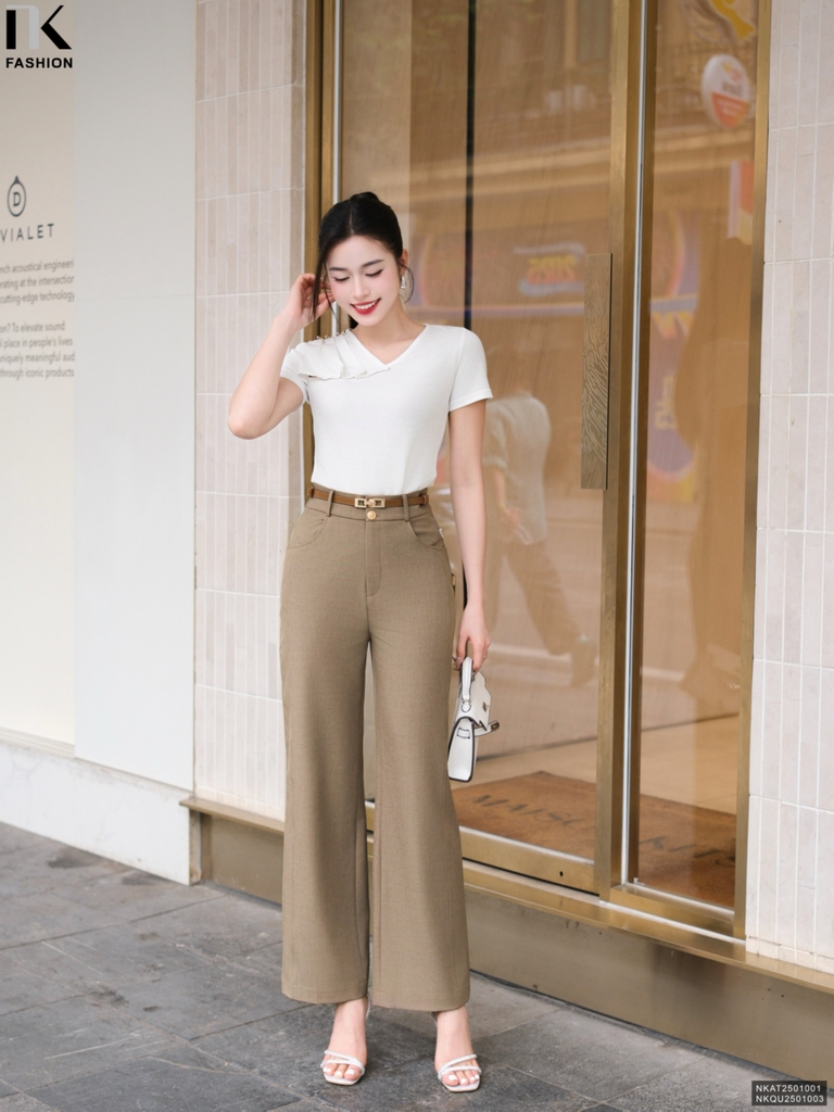 Quần Diễu Dọc Thời Trang, Sang Trọng, Cao Cấp, Chất Vải Mềm, Đứng Form NKQU2501003 ( Không bao gồm SM/PK)