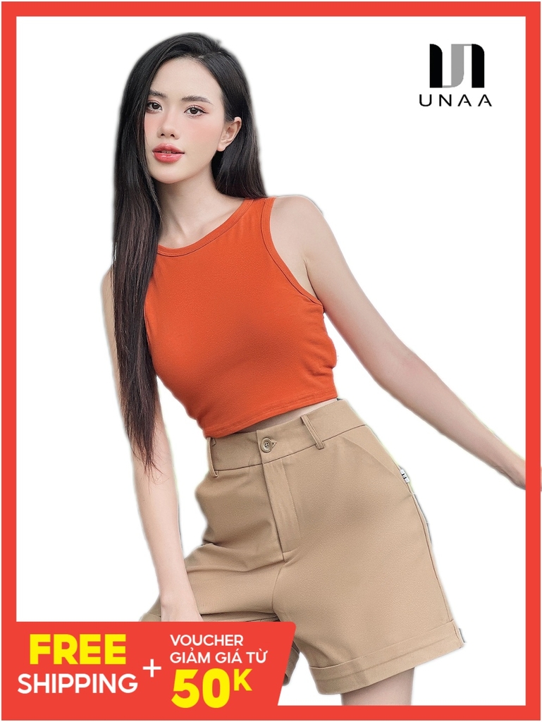 Quần Sooc 2 Túi Chéo Công Sở Đi Học Form Xinh Tôn Dáng UNQU2304004