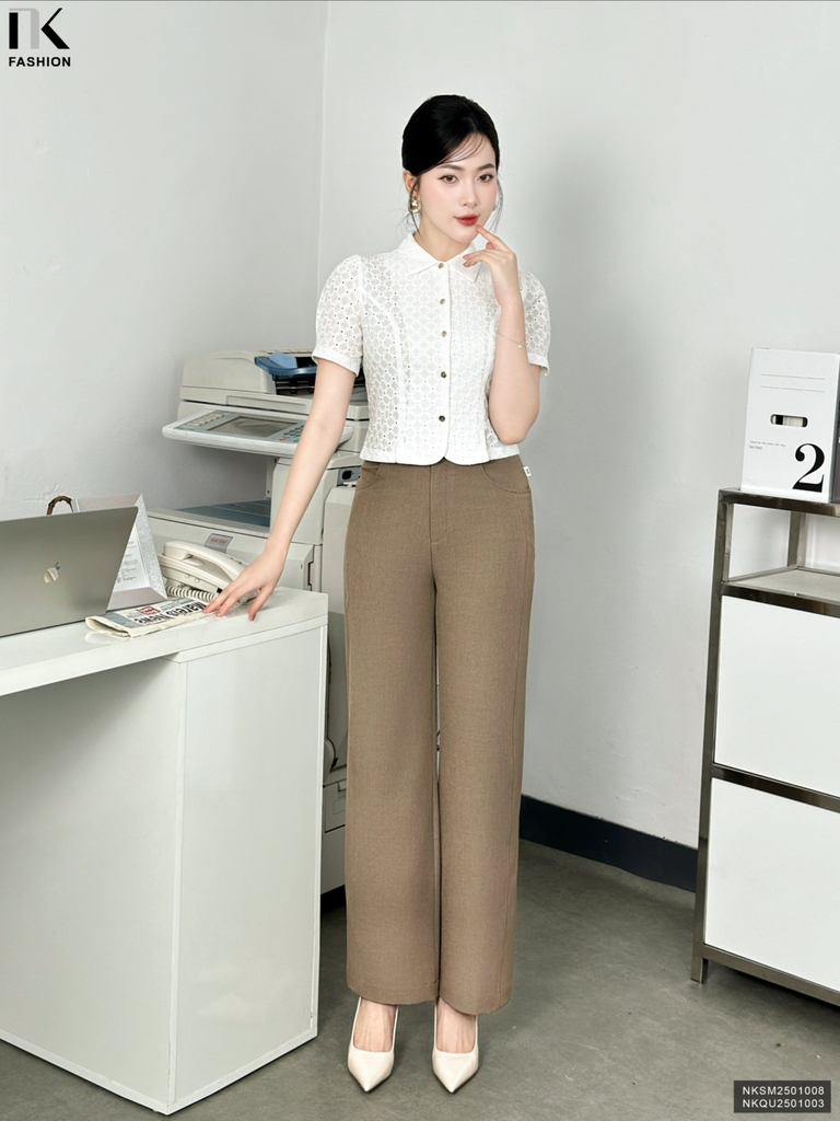 Quần Diễu Dọc Thời Trang, Sang Trọng, Cao Cấp, Chất Vải Mềm, Đứng Form NKQU2501003 ( Không bao gồm SM/PK)