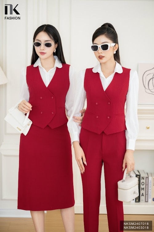 Áo ghile 7 mảnh cơi túi sang xin hợp thu NKSM2407018