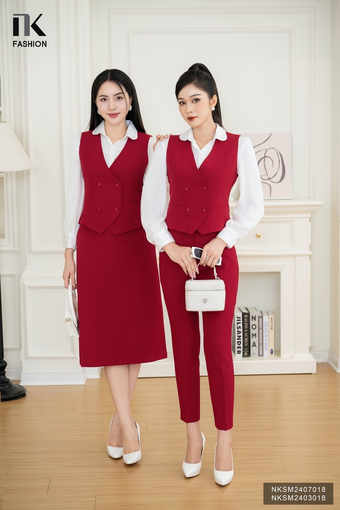 Áo ghile 7 mảnh cơi túi sang xin hợp thu NKSM2407018