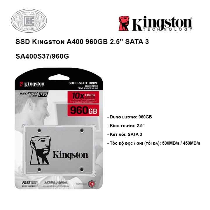 Ổ Cứng SSD Kingston 960GB SA400S37 2.5