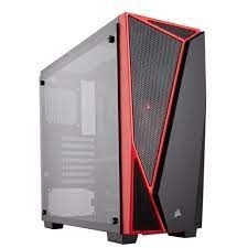 CASE CORSAIR SPEC 04 BLACK RED (CC-9011117-WW) Sẵn 1 Fan Led