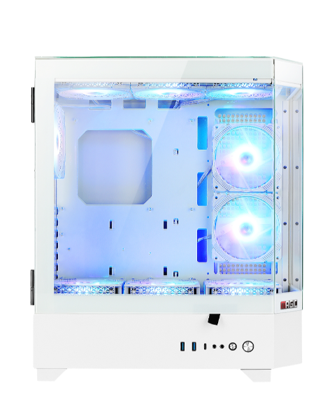 Thùng máy Magic Vila Ultra - Trắng | E-ATX sẵn 3 Fan