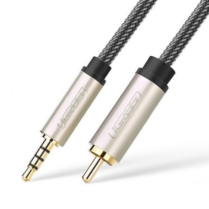 Cáp Audio 3.5mm to RCA Coalxial 5M UGREEN 20735