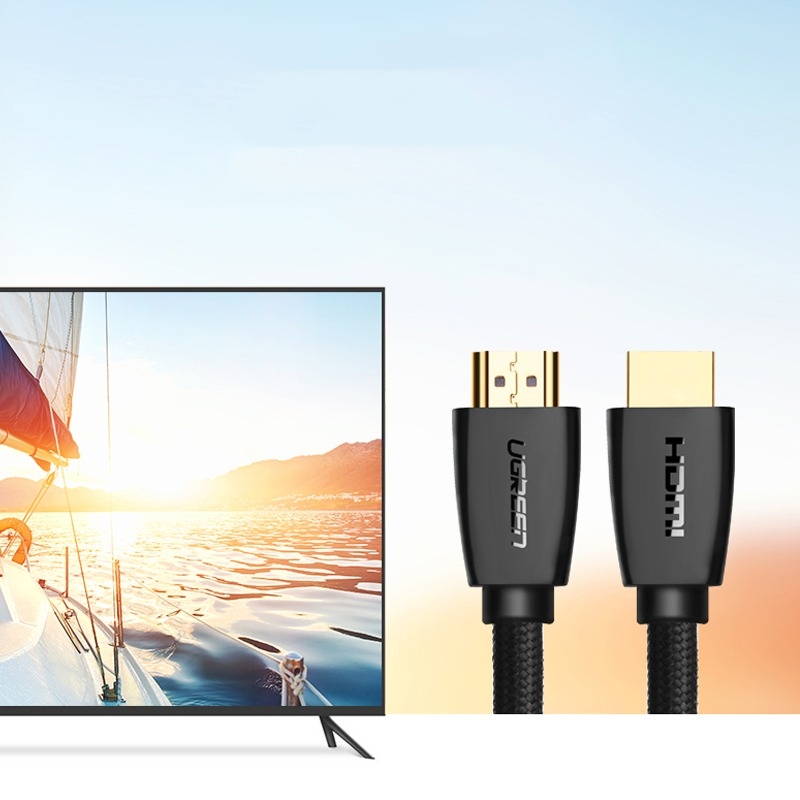 Cáp HDMI 2.0 Dài 10M Cao Cấp Ugreen 40414 Hỗ Trợ 3D 4K60Hz