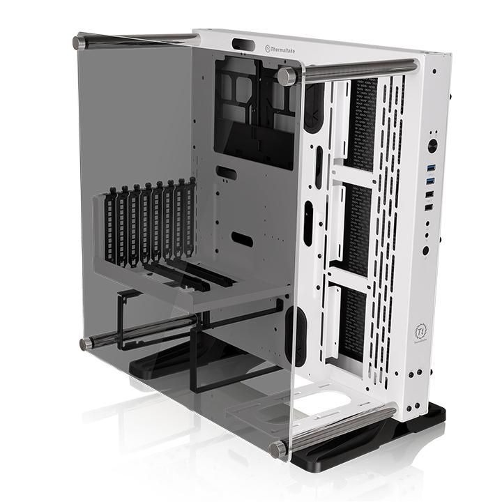 Case Thermaltake P3 Tempered Glass Snow Edition Không Fan Sẵn