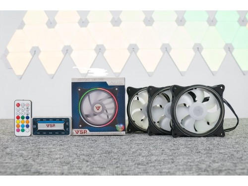 Bộ Kit 3 Fan V206B LED RGB