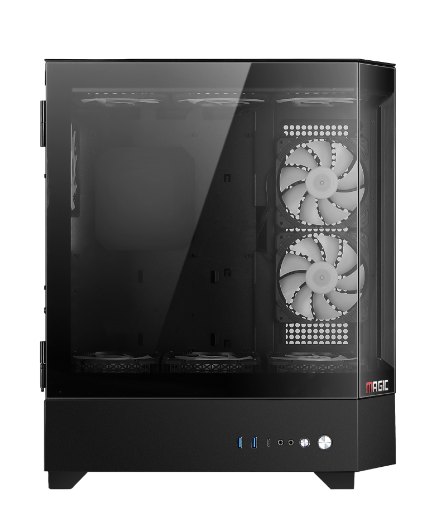 Thùng máy Magic Vila Ultra - Đen | E-ATX sẵn 3 Fan