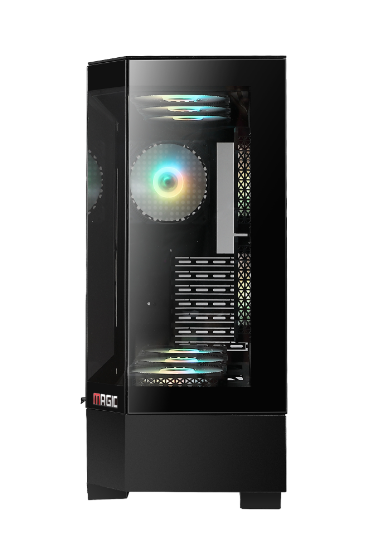 Thùng máy Magic Vila Ultra - Đen | E-ATX sẵn 3 Fan