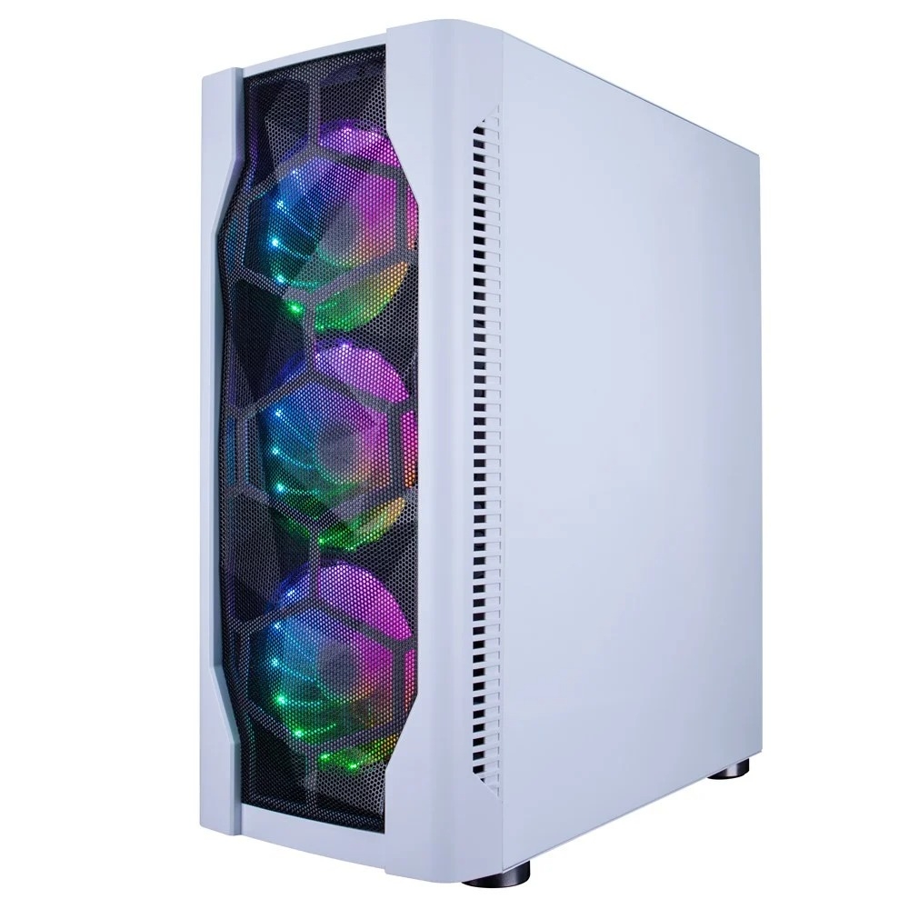 Vỏ case 1st Player DK D4 RGB (White) sẵn 4 FAN LED