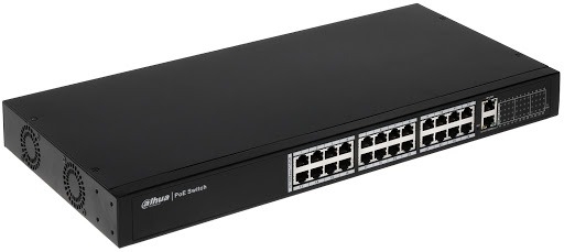 Switch PoE 24 Port Dahua DH-PFS4026-24P-370