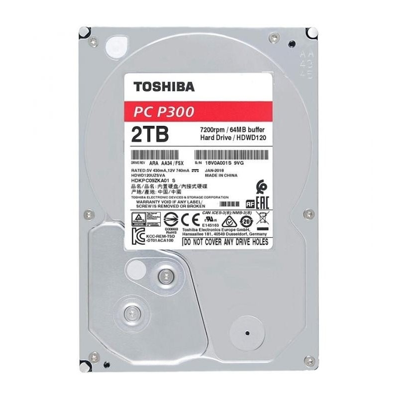 Ổ cứng HDD Toshiba 2TB P300