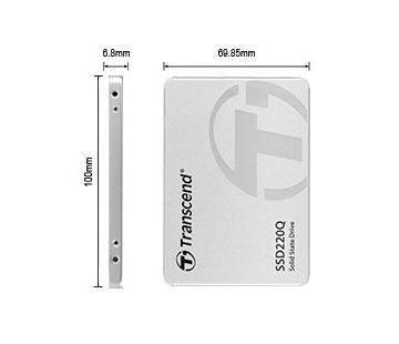 Ổ cứng gắn trong Transcend SSD 1TB 220Q SATA 3, 2.5