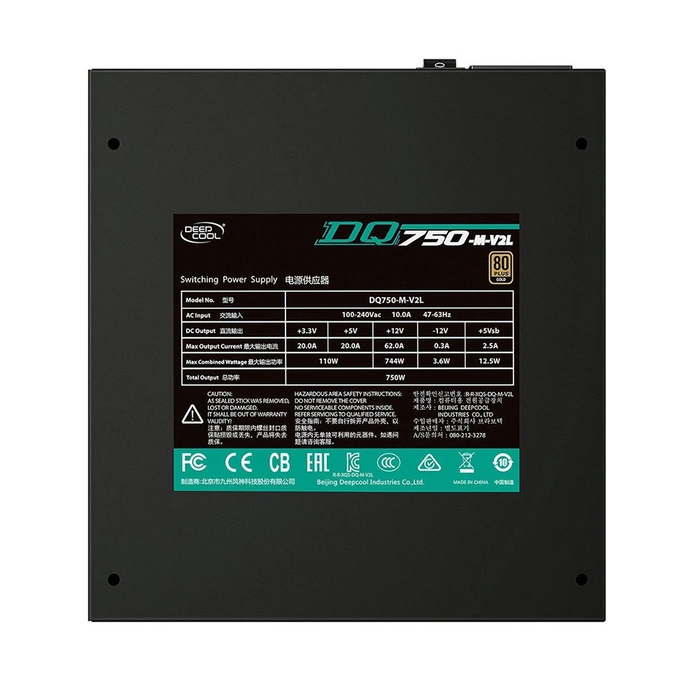 Nguồn máy tính DEEPCOOL DQ750-M-V2L 750W