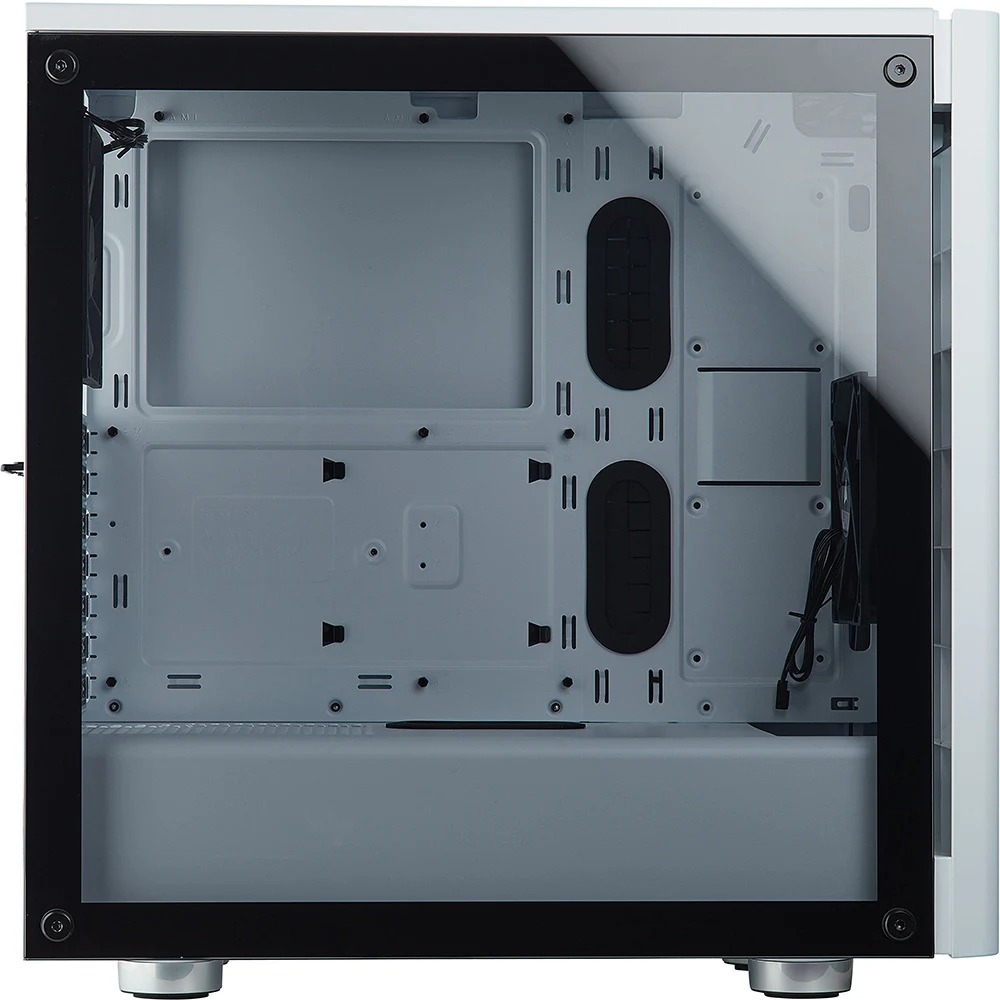 Case máy tính CORSAIR 275R Tempered Glass (CC-9011133-WW) Sẵn 2 Fan Led