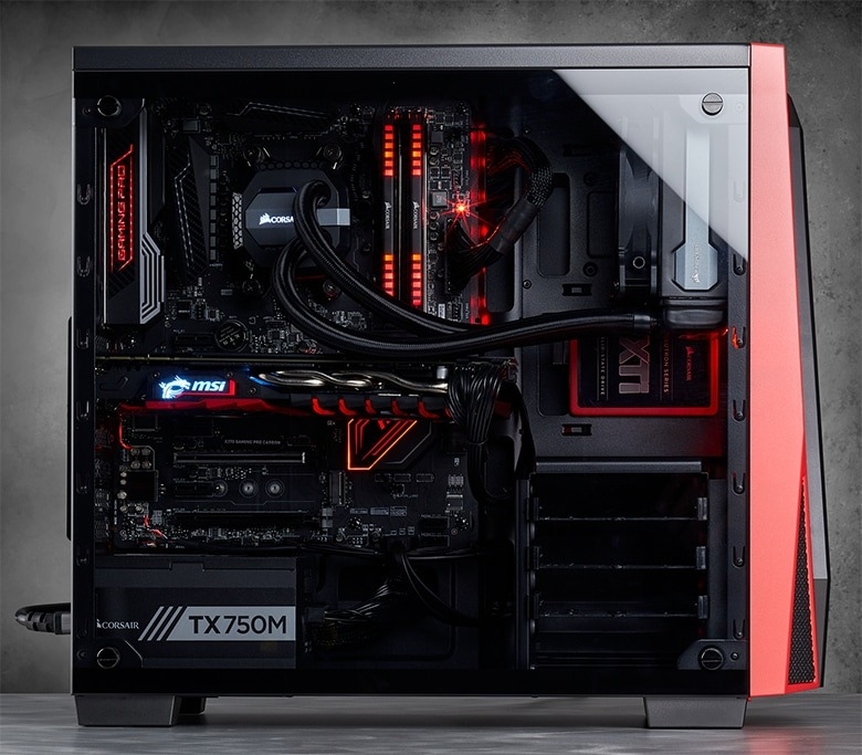 CASE CORSAIR SPEC 04 BLACK RED (CC-9011117-WW)