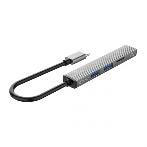 Bộ chia Type C ra 4 cổng USB 3.0 & 2.0 Orico AH-12F-GY-BP