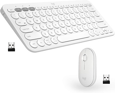 Bộ phím chuột Logitech Wireless/BT Combo Pebble 2