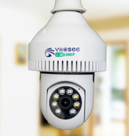 Camera Xoay hình đuôi đèn kết hợp báo khói  YS208