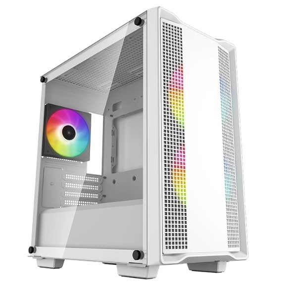 Vỏ Case Deepcool CC360/ CC360 WH ARGB (Đen/Trắng) sẵn 3 Fan Led