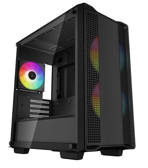 Vỏ Case Deepcool CC360/ CC360 WH ARGB (Đen/Trắng) sẵn 3 Fan Led