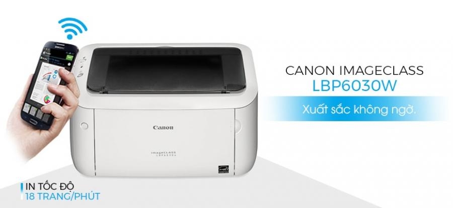 Máy in laser trắng đen CANON LBP 6030w(NK)