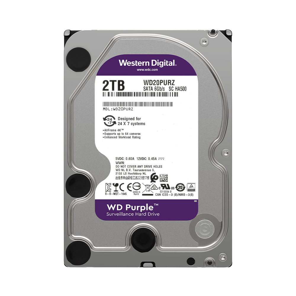 Ổ cứng WD Purple 2TB WD20PURZ