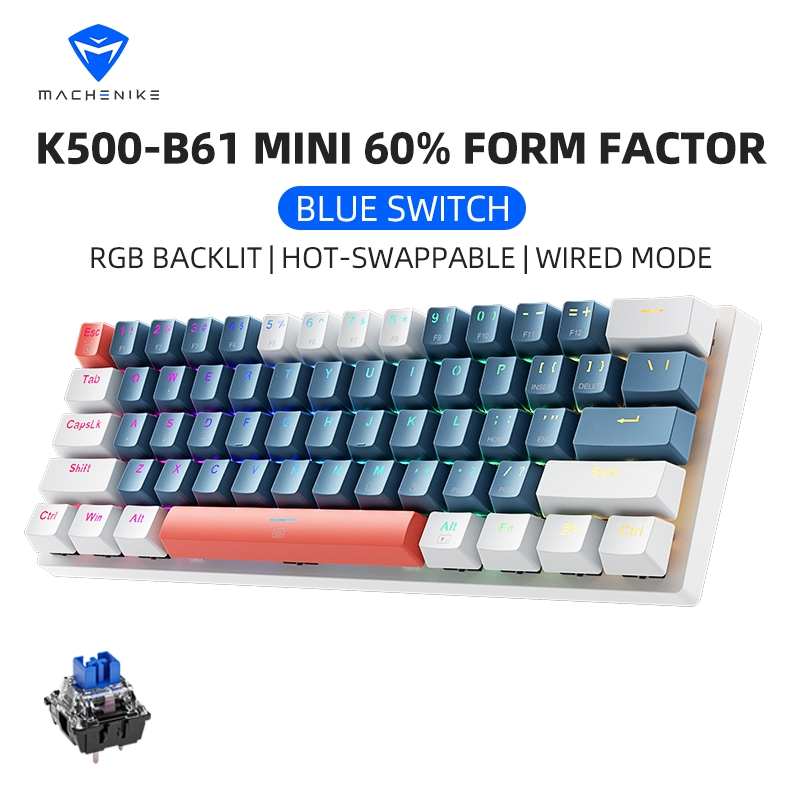 Bàn phím cơ chơi game Machenike K500-B61 RGB