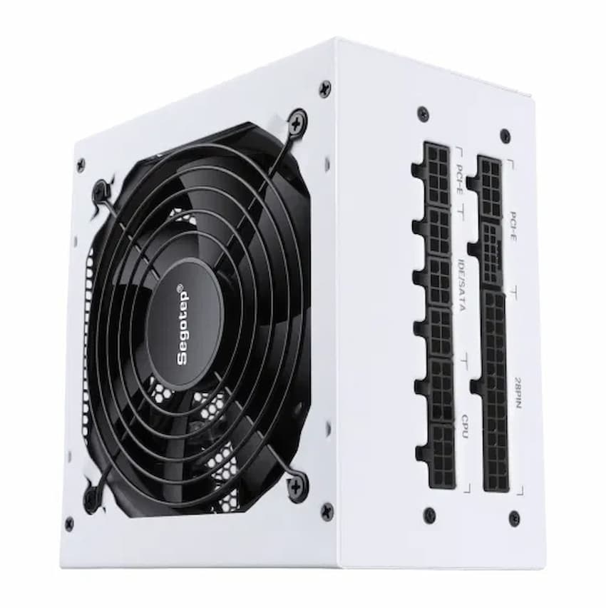 Nguồn SEGOTEP PM850W 80 PLUS PLATINUM PCIE 5.1 ATX 3.1 WHITE