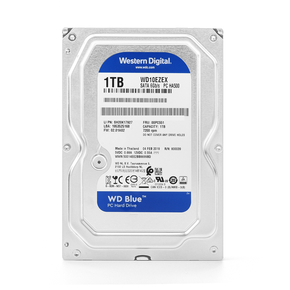 HDD PC Western Blue 1TB - WD10EZEX