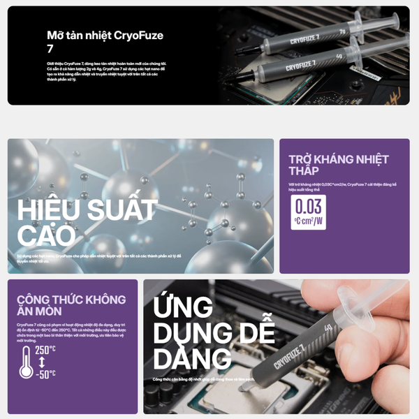 Keo Tản Nhiệt CPU Cooler Master CryoFuze 7
